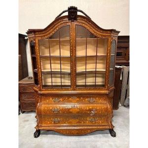 Marquetry Display Cabinet