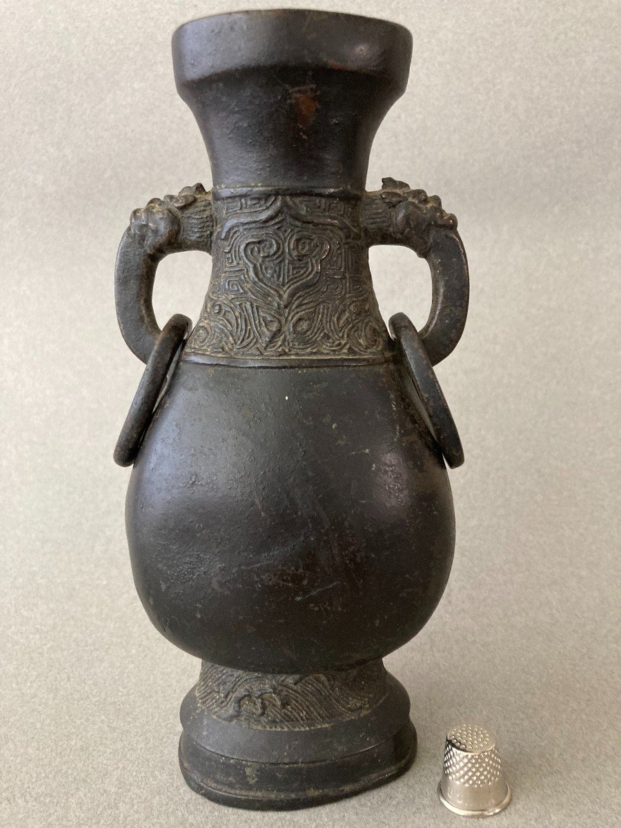 Chine: Vase en bronze 16ème siècle-photo-2
