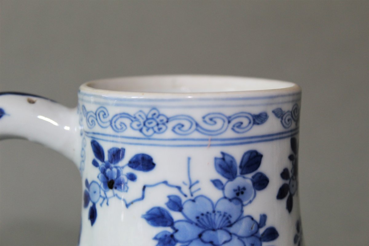 Chine: Pichet  Bleu/Blanc Kangxi  Circa 1700-photo-4