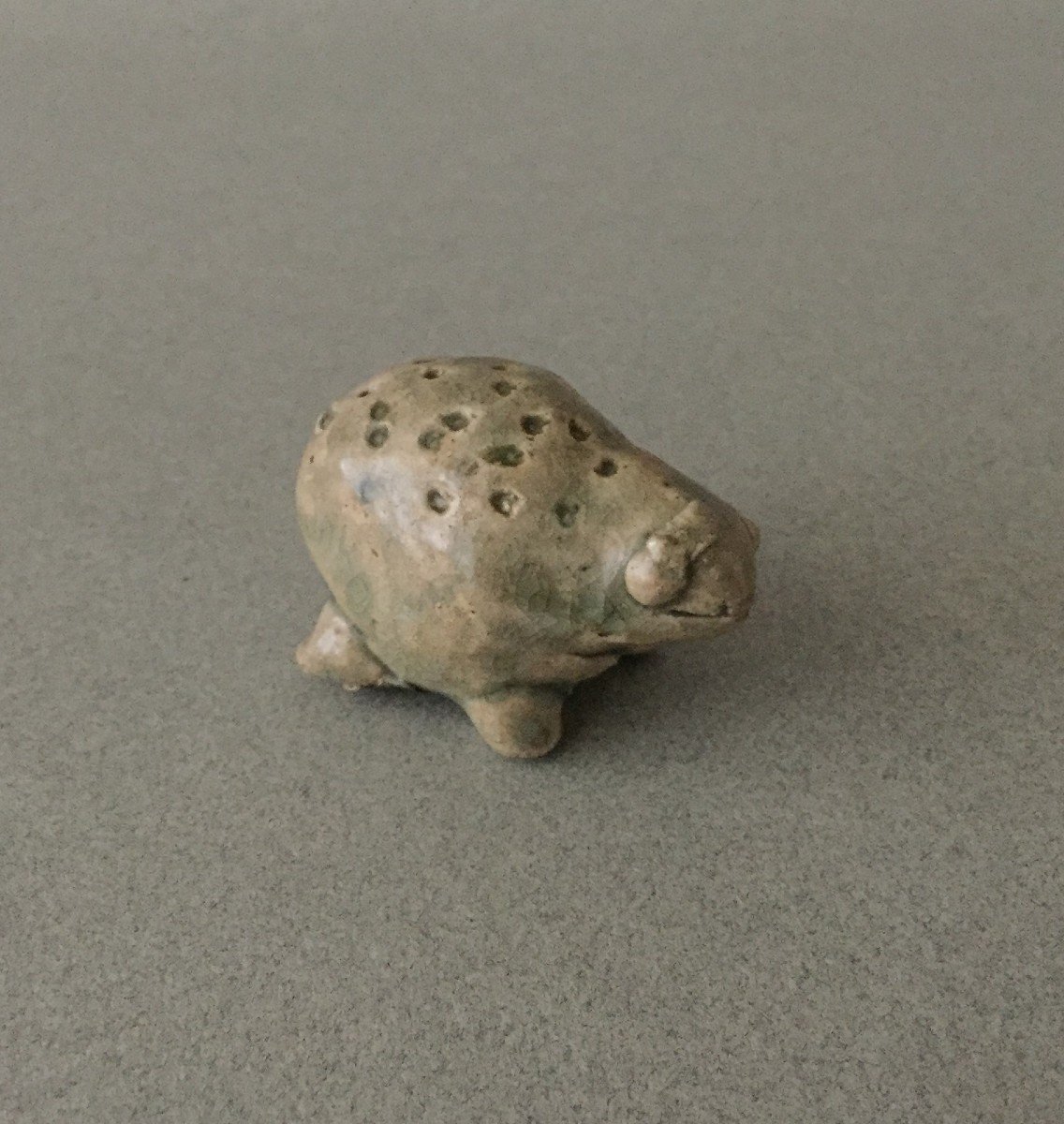 Thaï : Grenouille en grès vernissé 14-16ème Siècle-photo-3