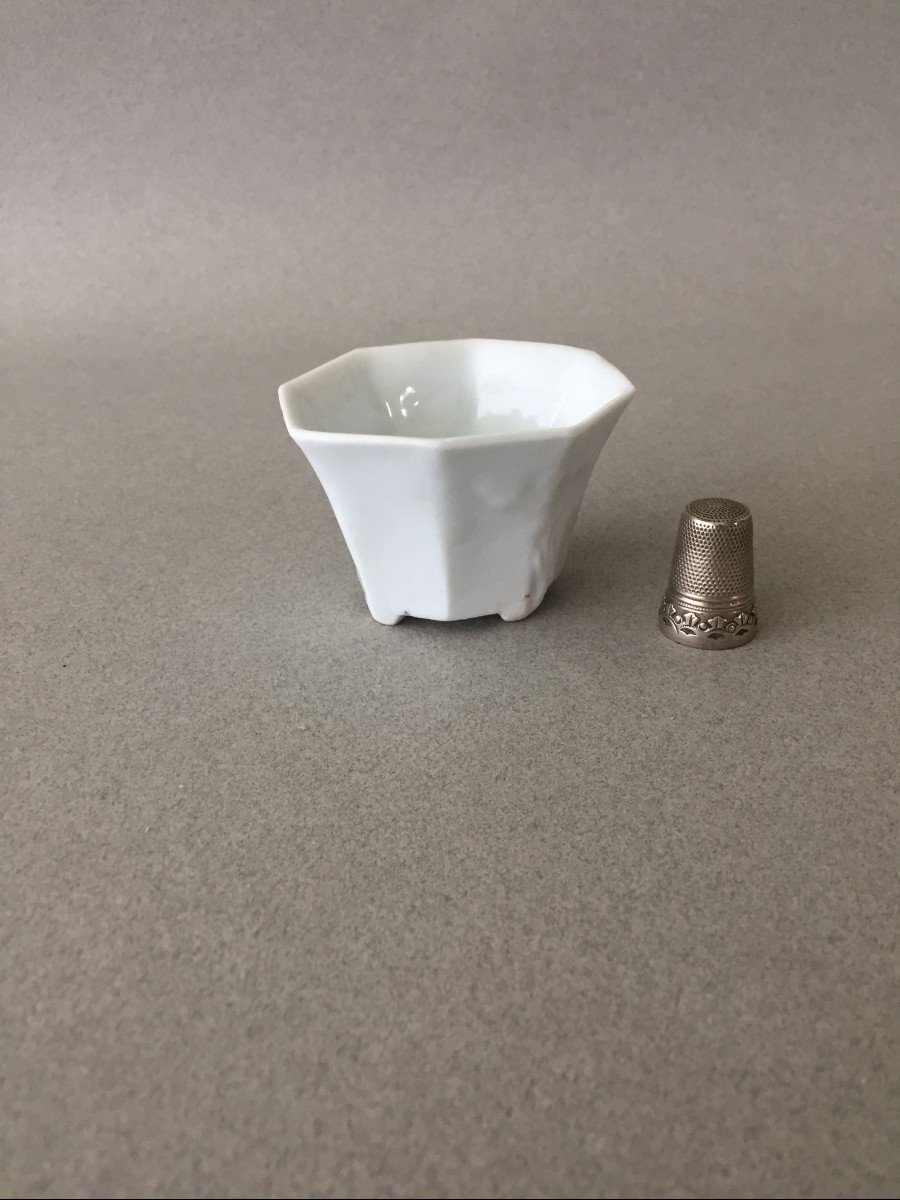 Blanc De Chine Porcelain: Libation Cup Early 18th Century-photo-3