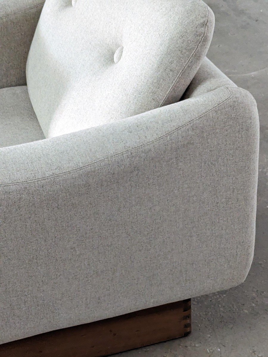 Pair Of Teckel Armchairs By Michel Mortier For Steiner-photo-1
