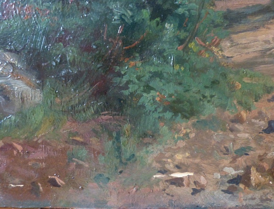 Antoine Bronzi (1814-1895), Landscape Of Provence-photo-4