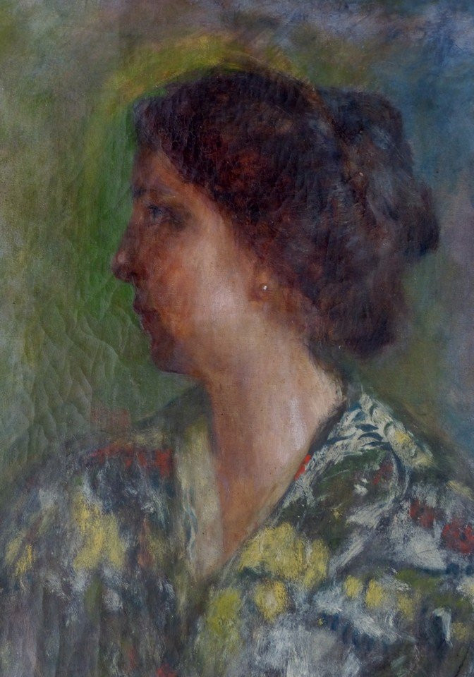 Portrait De Jeune Femme Fin XIXème-photo-3
