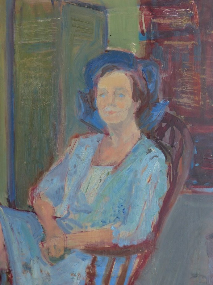 Lazar Volovick (1902-1977), Woman In An Interior-photo-3