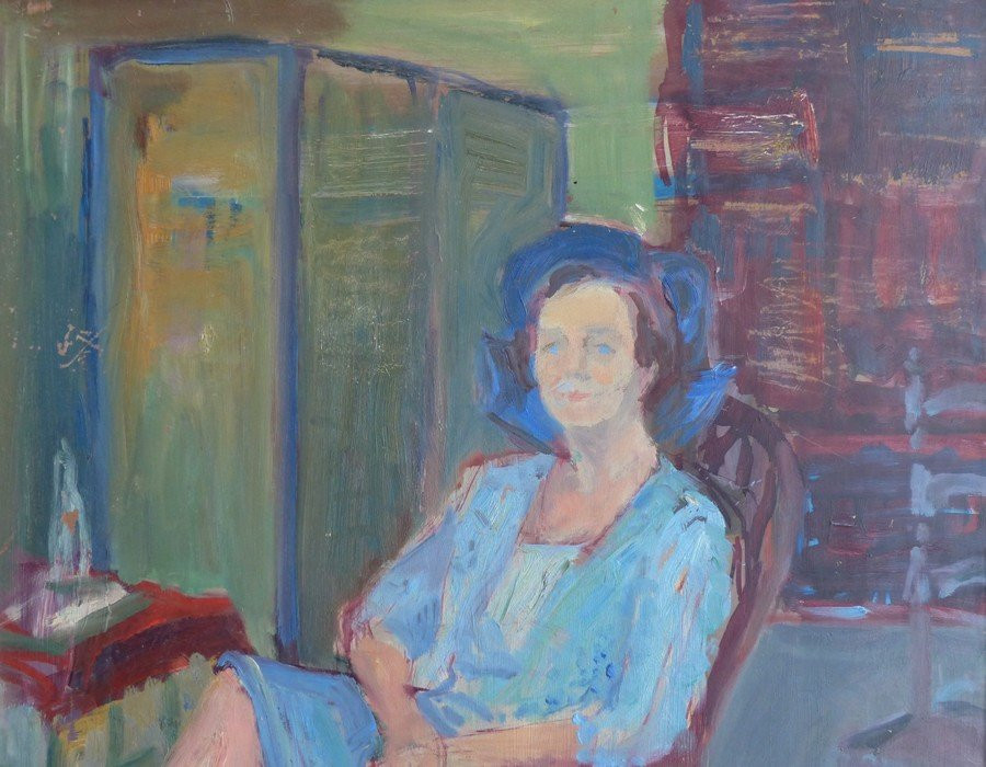Lazar Volovick (1902-1977), Woman In An Interior-photo-1