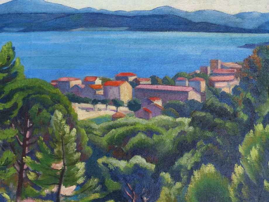 Ecole Provançale, Vue de Sainte Maxime -photo-2