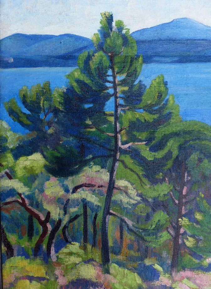 Ecole Provançale, Vue de Sainte Maxime -photo-1