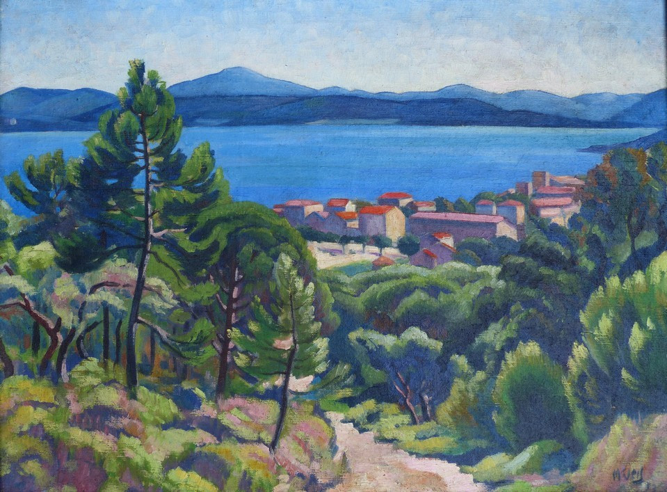 Ecole Provançale, Vue de Sainte Maxime 