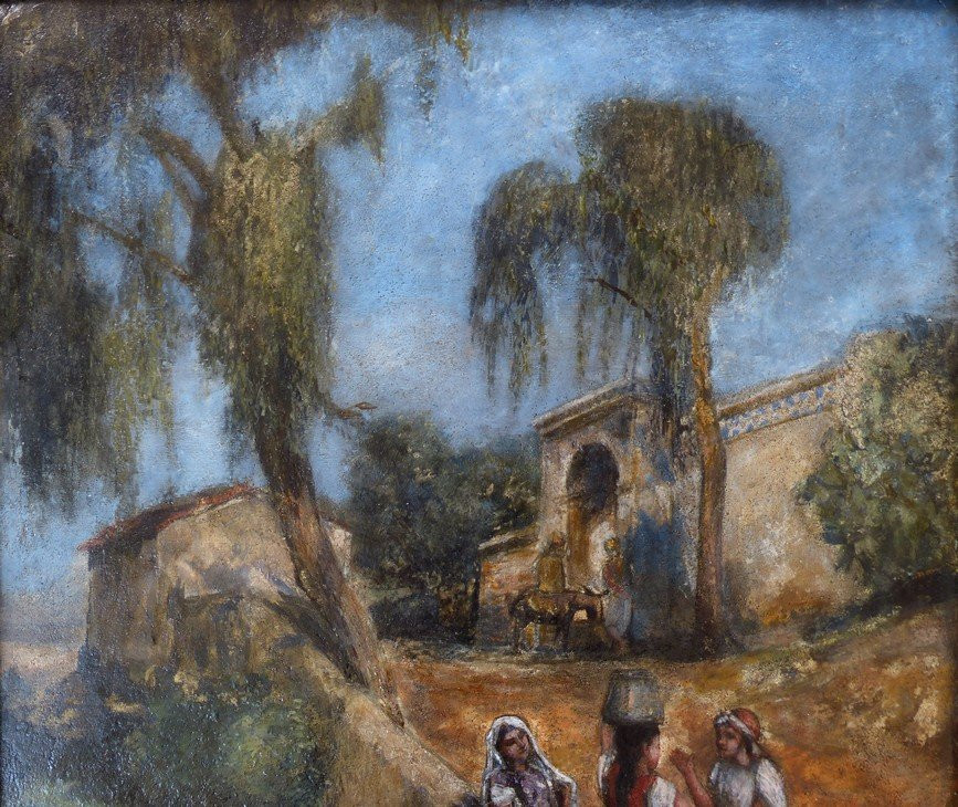 Orientalist School, View Of Algiers By Marzocchi-photo-4