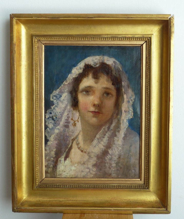 Portrait de femme XIXème-photo-2
