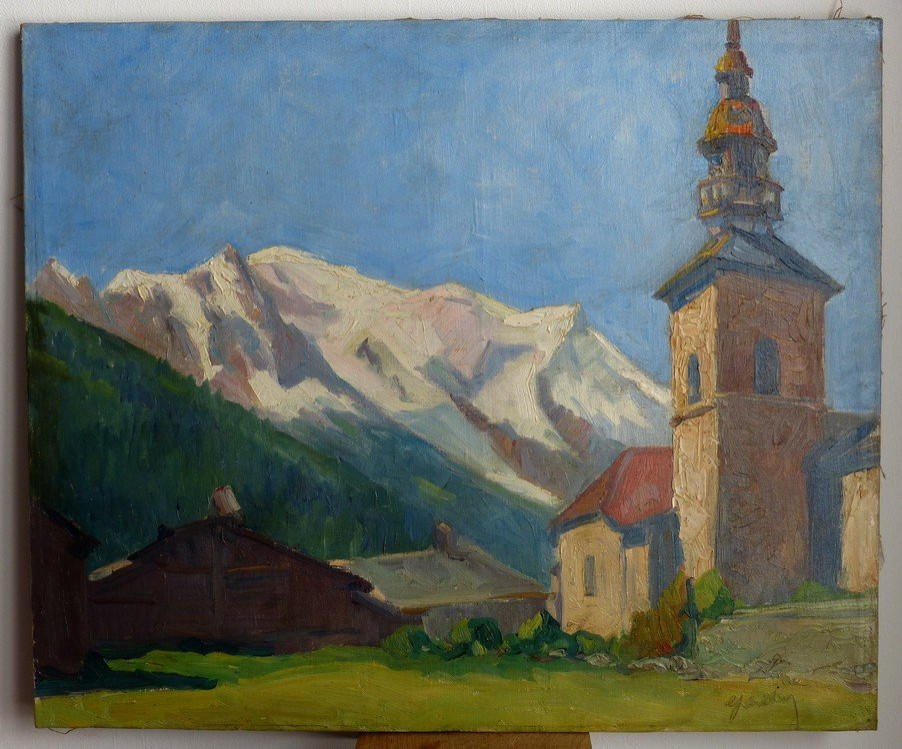 View Of Mont Blanc Around 1930-photo-2