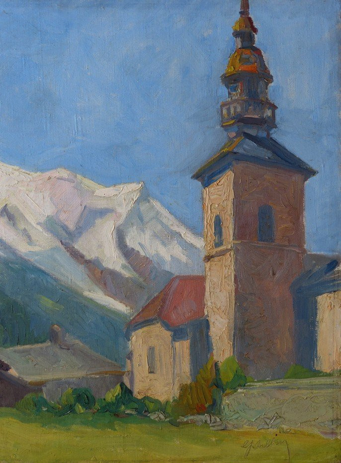 View Of Mont Blanc Around 1930-photo-3