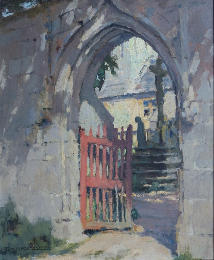 Entrance To The Cloister By Robert Raymond