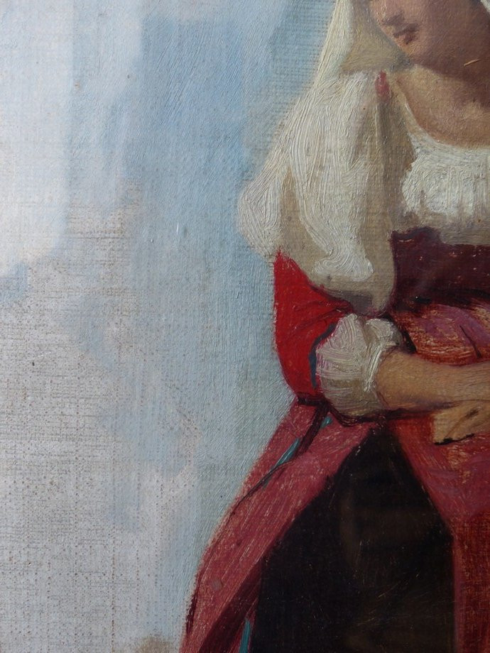 Portrait d'une Italienne vers 1860-photo-4