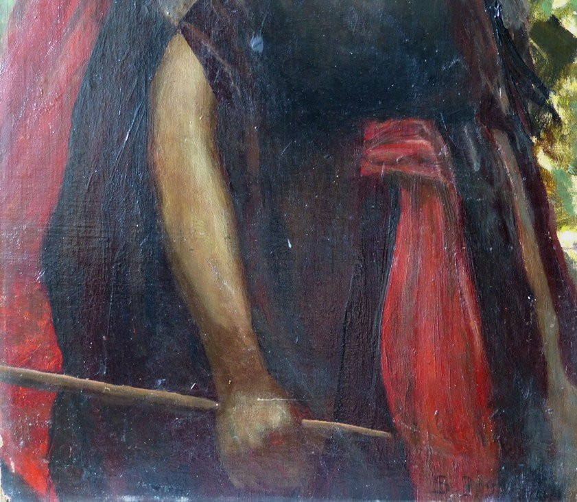Portrait Of A Bedouin Woman Attributed To Jacob Smits-photo-4