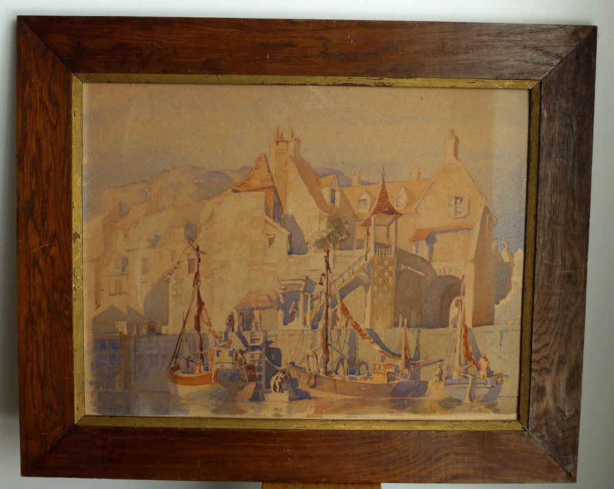 Pêcheurs à Honfleur début XXème-photo-2