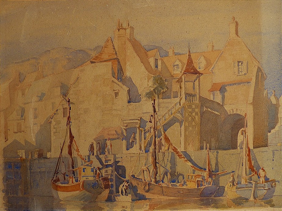 Pêcheurs à Honfleur début XXème
