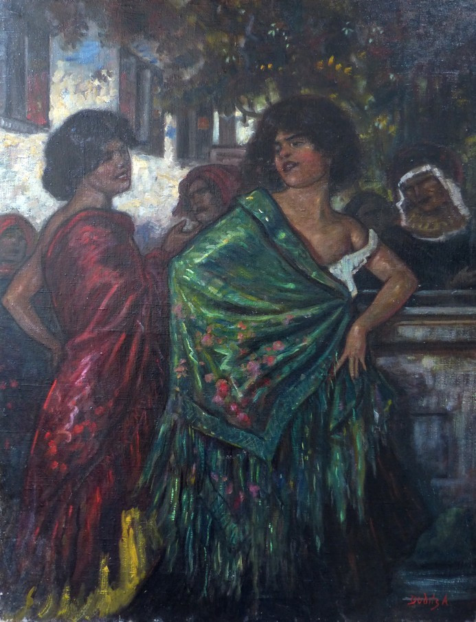 Ecole Hongroise début XXème, Andor  Dudits (1866-1944)
