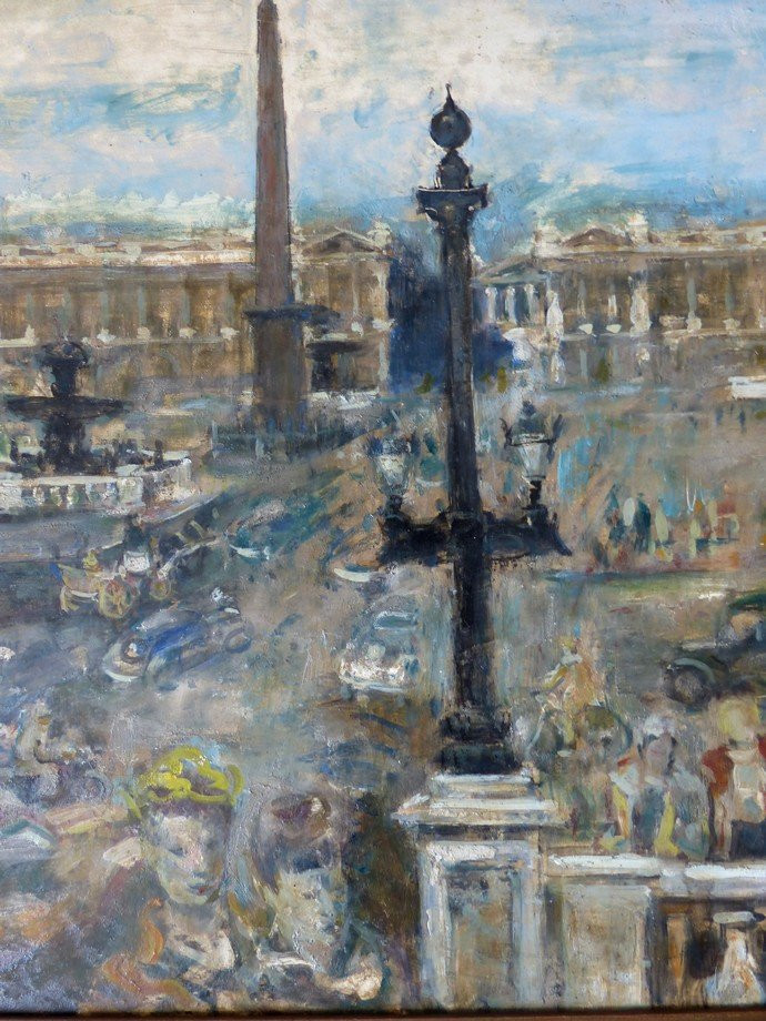 Place de la Concorde par René Durieux (1892-1952)-photo-3