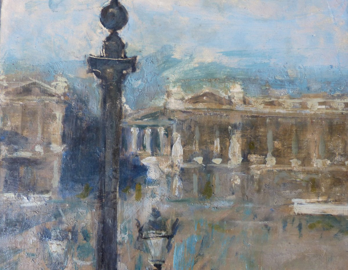 Place de la Concorde par René Durieux (1892-1952)-photo-2