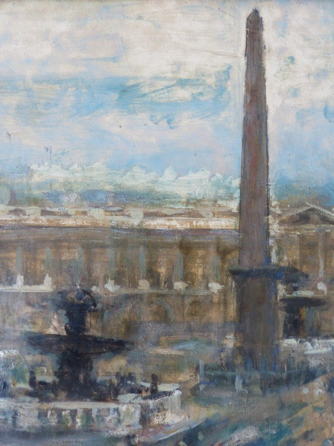 Place de la Concorde par René Durieux (1892-1952)-photo-3