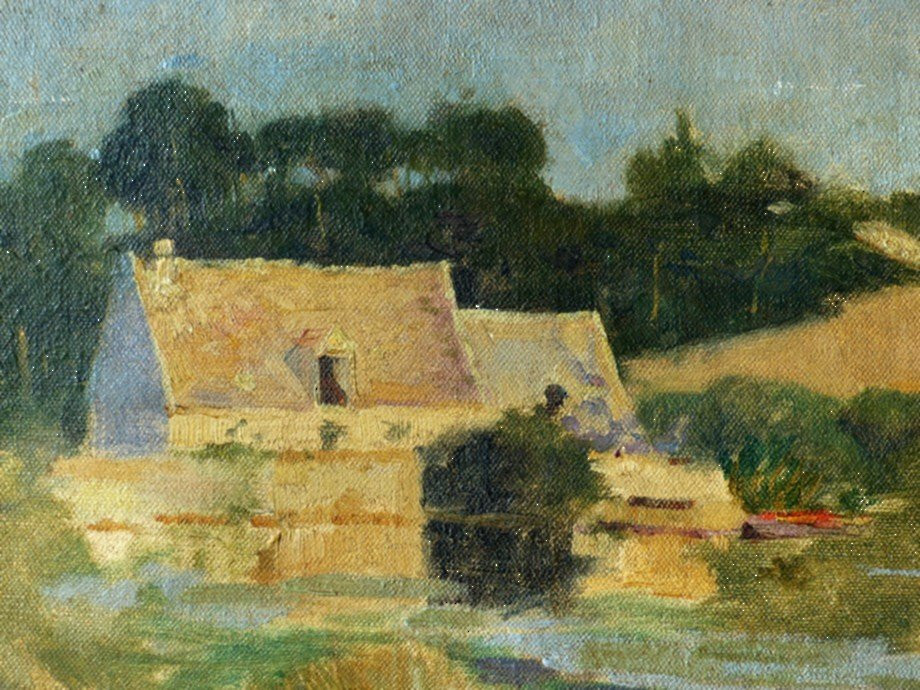 Impressionist Landscape, Late 19th Century-photo-4