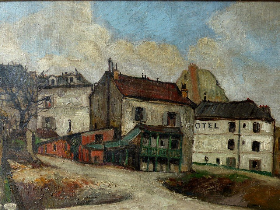 Vue de Montmartre vers 1930-photo-4