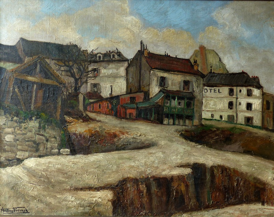Vue de Montmartre vers 1930