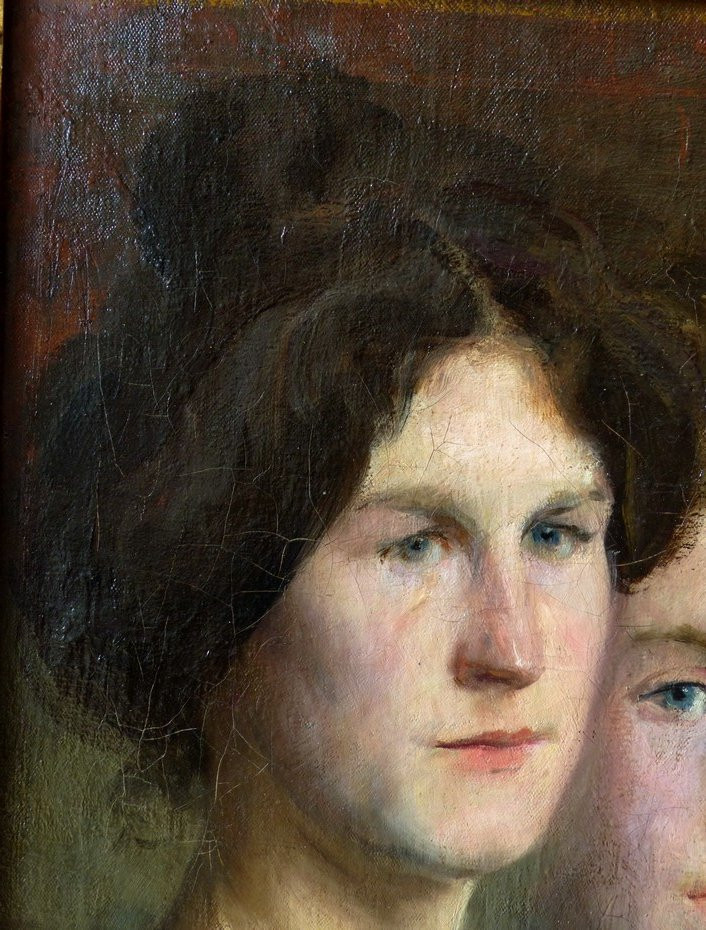 Emmanuel Fougerat (1869-1958), Double Portrait de femmes-photo-4