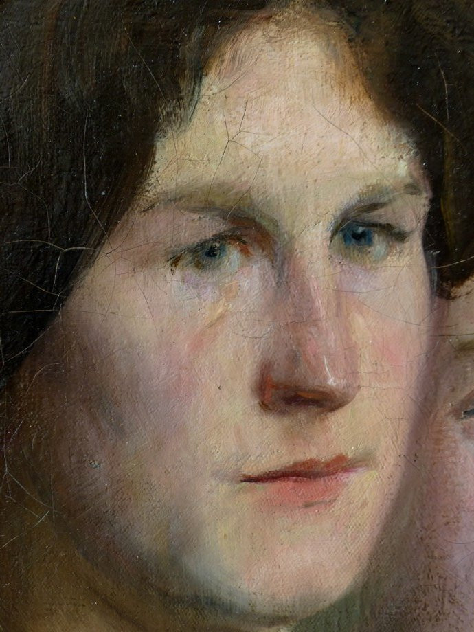 Emmanuel Fougerat (1869-1958), Double Portrait de femmes-photo-1