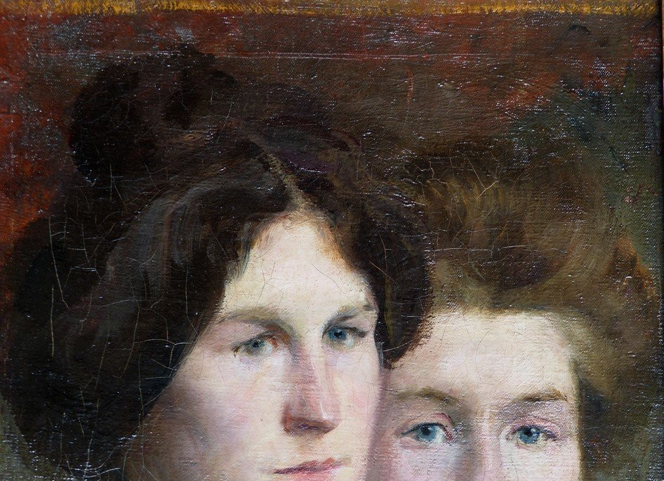 Emmanuel Fougerat (1869-1958), Double Portrait de femmes-photo-4