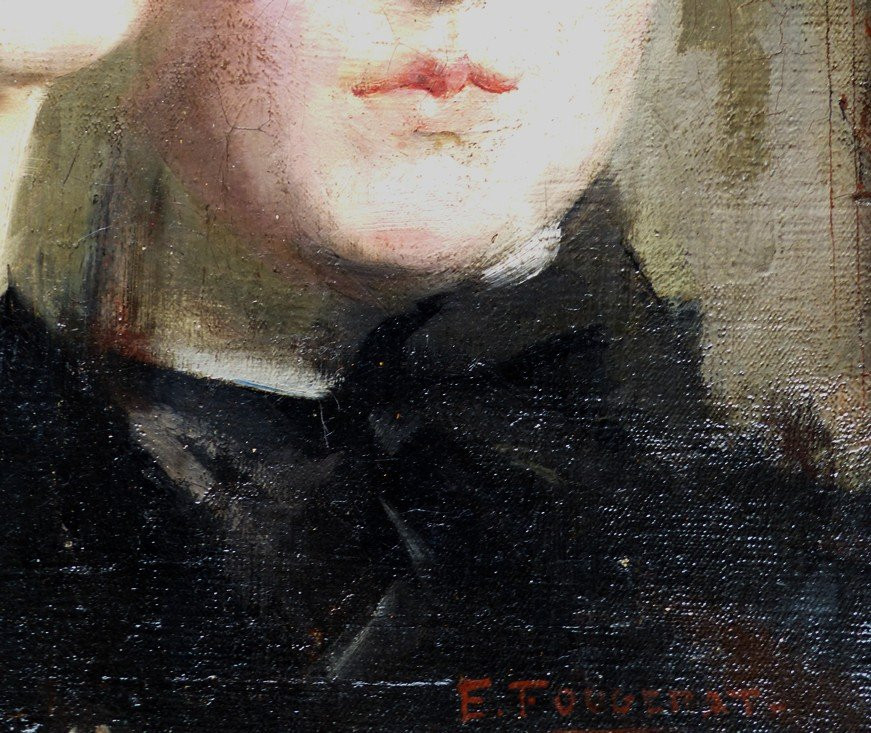 Emmanuel Fougerat (1869-1958), Double Portrait de femmes-photo-5