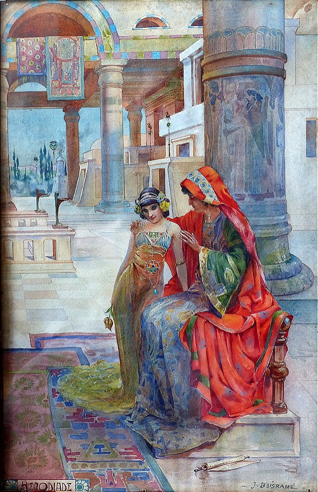 Herodias And Salome, French School Circa 1900