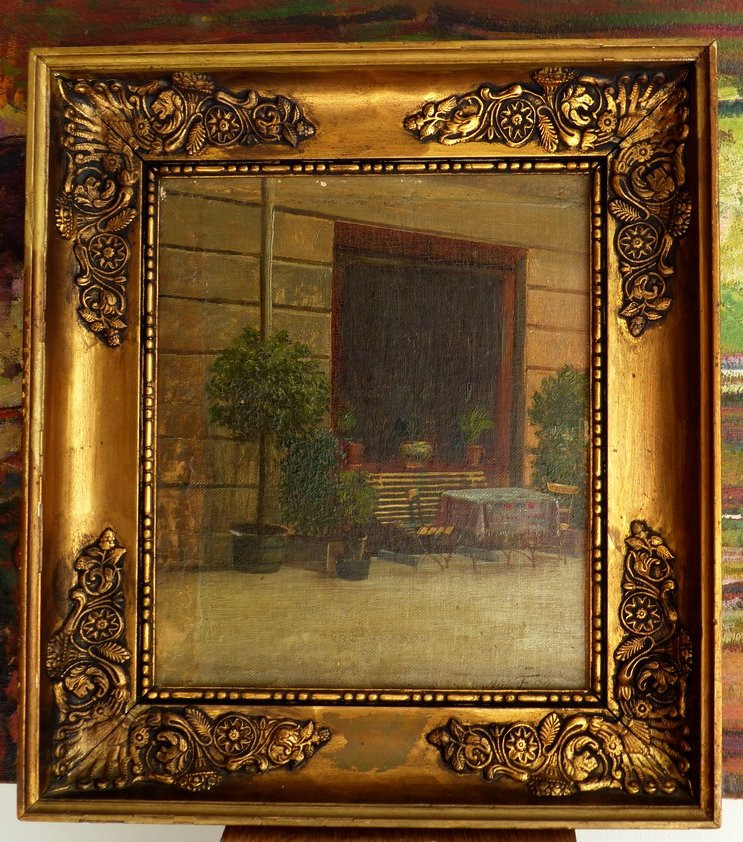 Terrasse devant un hôtel de Copenhague en 1899-photo-2