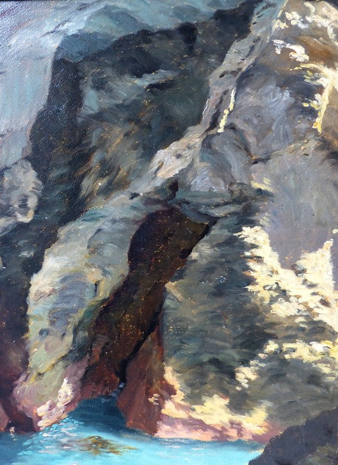 Georges Marie Girardot (1856-1914), The Marine Cave-photo-3