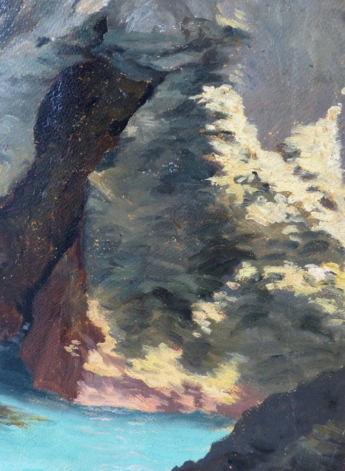 Georges Marie Girardot (1856-1914), The Marine Cave-photo-1