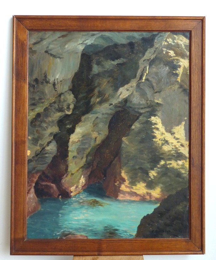 Georges Marie Girardot (1856-1914), The Marine Cave-photo-4