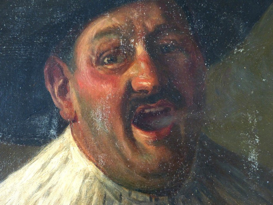 The Dutch Smoker By Emile Mesnager (1880-1940)-photo-4