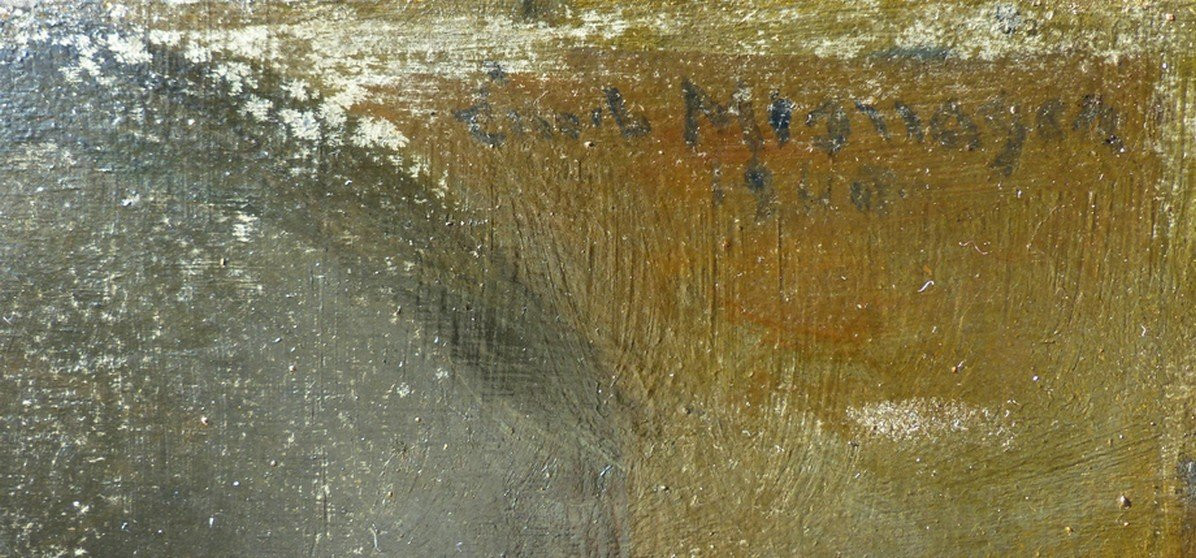 The Dutch Smoker By Emile Mesnager (1880-1940)-photo-3