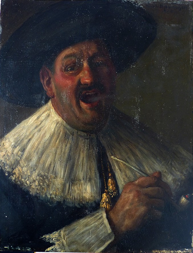 The Dutch Smoker By Emile Mesnager (1880-1940)
