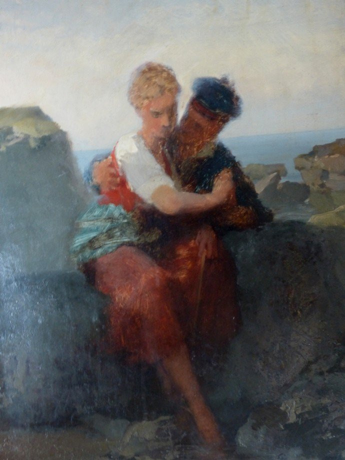 The Sailor's Farewell, French School, 19th Century-photo-3