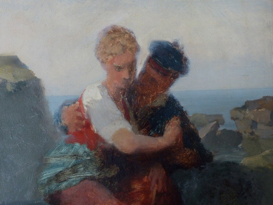 The Sailor's Farewell, French School, 19th Century-photo-4