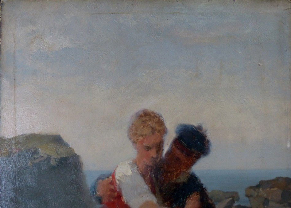 The Sailor's Farewell, French School, 19th Century-photo-3