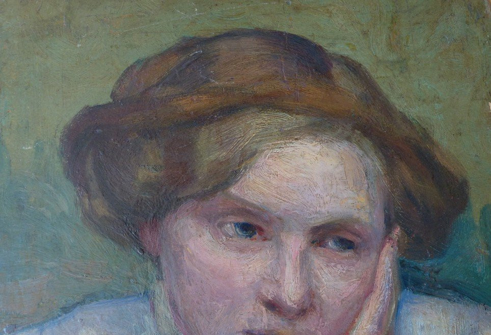 Pensive Woman Circa 1900-photo-2