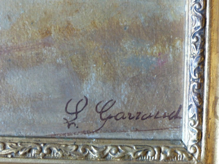 Bouquet de roses et oeillets par Léon Garraud-photo-4