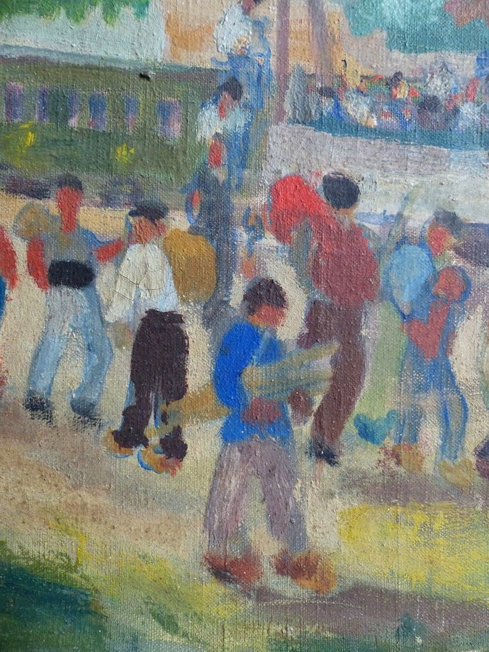 Basque School Around 1920, The Return Of The Workers-photo-1