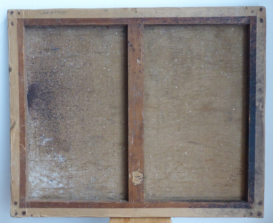 André Lemaitre, Nature morte aux Fleurs, pommes et raisins-photo-5