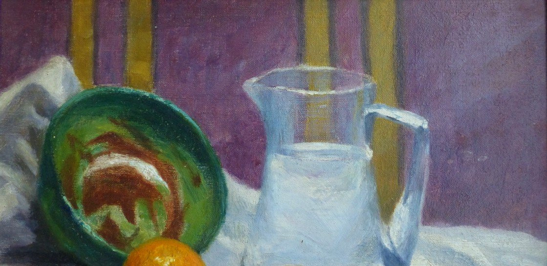 Still Life With Oranges By Marthe Orant (1874-1957)-photo-1