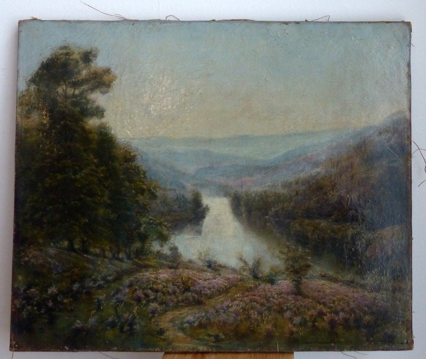 Paysage de Bruyère XIXème-photo-2